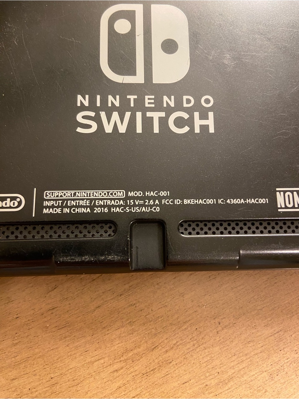 Nintendo Switch with Blue and Gray Joy-Con Controllers - Picture 4 of 9